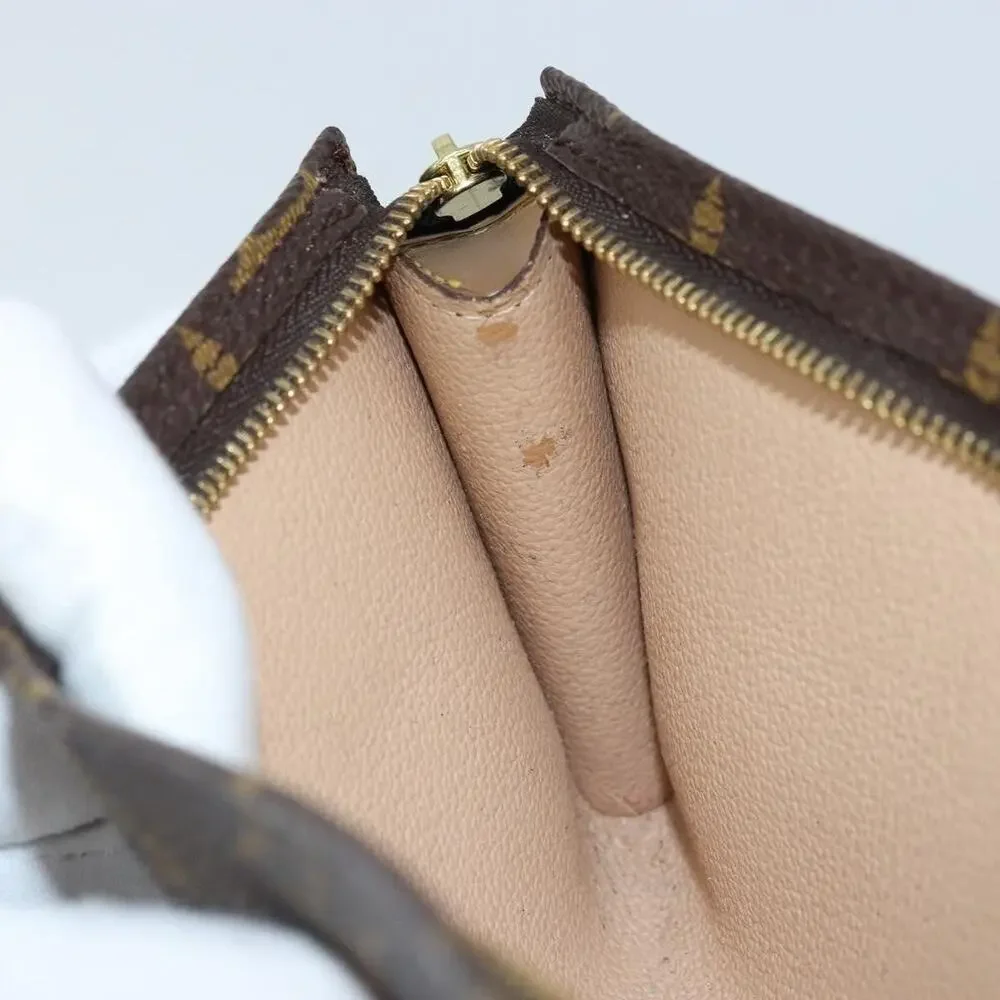 Louis Vuitton Monogram Bucket GM Accessory Pouch Brown